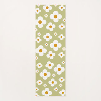 Retro Daisy Yoga Mat Custom Yogamatte