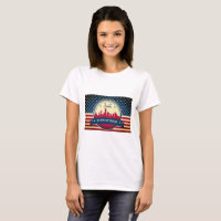 Retro Dallas Texas Skyline
