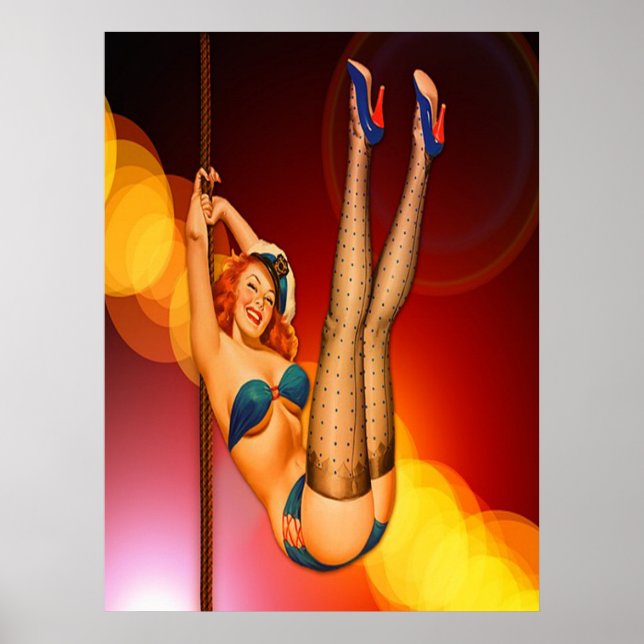 Retro Dance Entertainer Poster (Vorne)