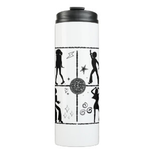 Retro Dance Wall.w Thermosbecher