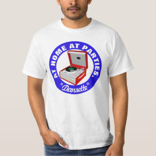 Retro Dansette Vintager Plattenspieler T-Shirt