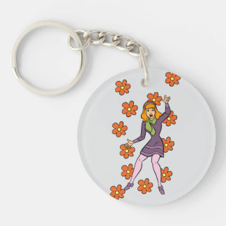 Retro Daphne Scooby-Doo Flower Power Schlüsselanhä Schlüsselanhänger