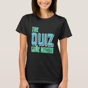 Retro Das Quiz Spiel Meister Großartig Geschenk T-Shirt