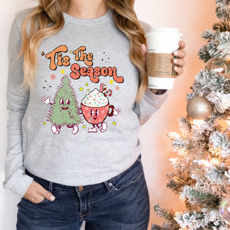 Retro Das Weihnachten der Jahreszeit T-Shirt