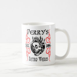 Retro das Werks des Perrys doppelte mit Seiten Tasse