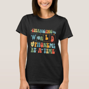 Retro das World One Phoneme zu einem Zeitpunkt Spa T-Shirt