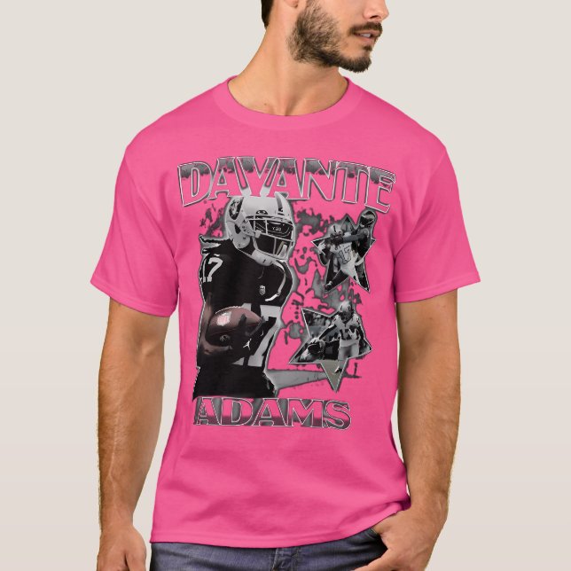 Retro Davante Adams T-Shirt (Vorderseite)