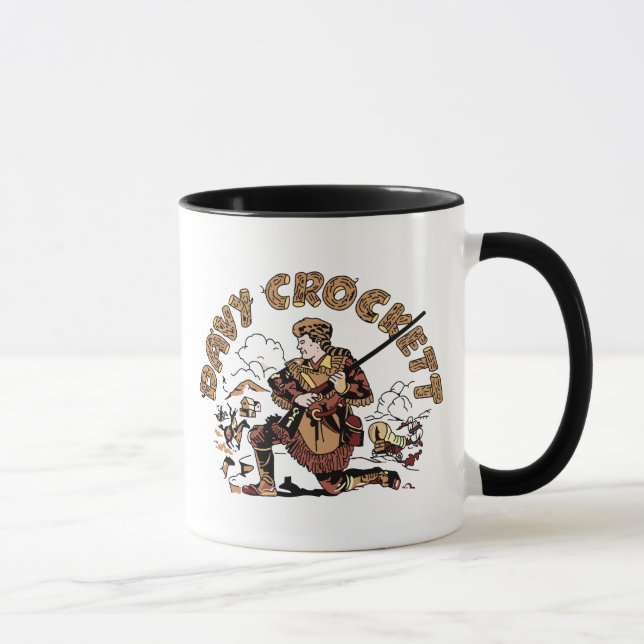 Retro Davy Crockett Tasse (Rechts)