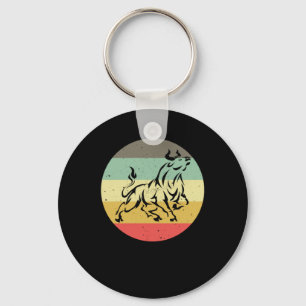 Retro Day Trading Trading Vintag Stock Market Schlüsselanhänger