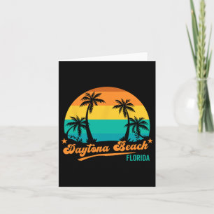 Retro Daytona Beach Mens Womens Cool Florida Beach Karte