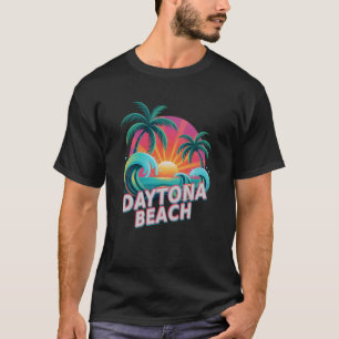 Retro Daytona Beach Reise Schwimmurlaub passend Si T-Shirt