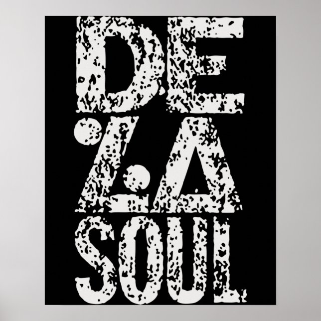 Retro De La Soul Coole Musikgeschenke für Fan Poster (Vorne)