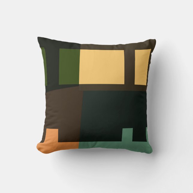 Retro Decorative Art Kissen (Vorderseite)