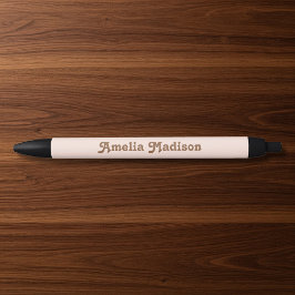 Retro Decorative Pink Brown Pen Kugelschreiber