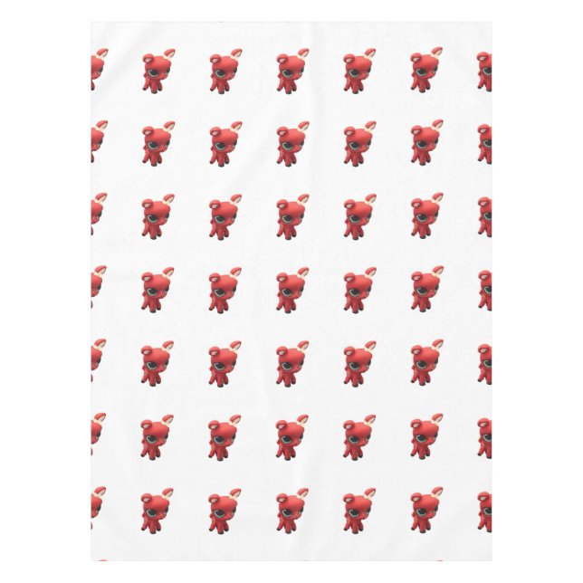 Retro Deer Tablecloth Tischdecke (Vorderseite)