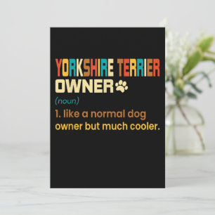 Retro Definition Yorkshire Terrier Eigentümer