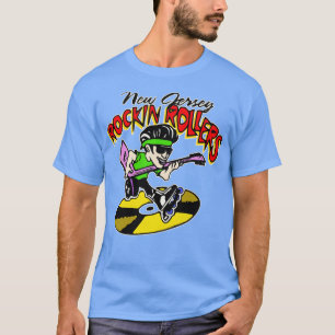 Retro Defunktional New Jersey Rockin Rollers Hocke T-Shirt