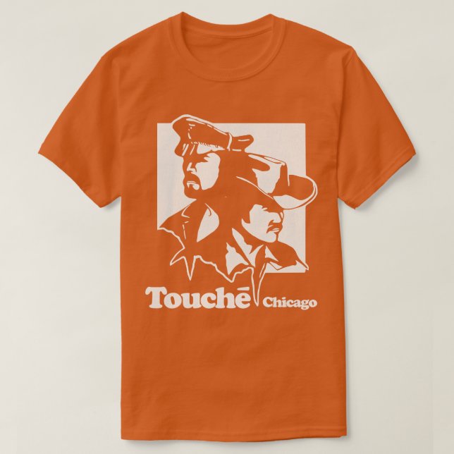 Retro Defunktionale Touche Chicago Gay Nightclub T-Shirt (Design vorne)
