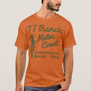 Retro Defunktiont 77 Ranch Motor Court Dallas T-Shirt