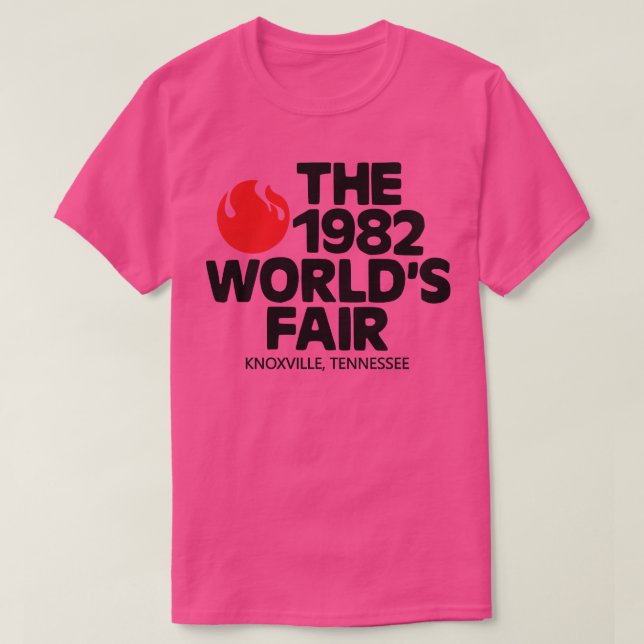 Retro Defunktiont Expo 82 Welten Messe Knoxville T T-Shirt (Design vorne)