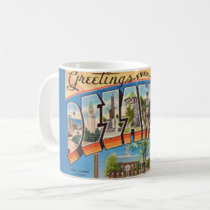 Retro Delaware Gruß Tasse