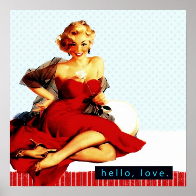 Retro der 1950er poster (Vorne)