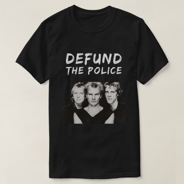 Retro der Polizei-Band Rock-Geschenk für Fans T-Shirt (Design vorne)