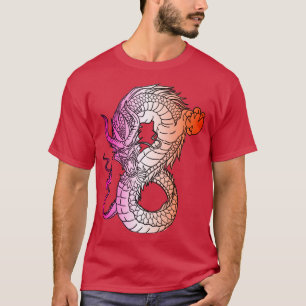 Retro des Vintagen Demos des japanischen Drachen 1 T-Shirt