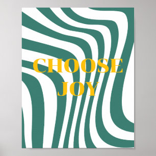 Retro-Design, Choose Joy Poster