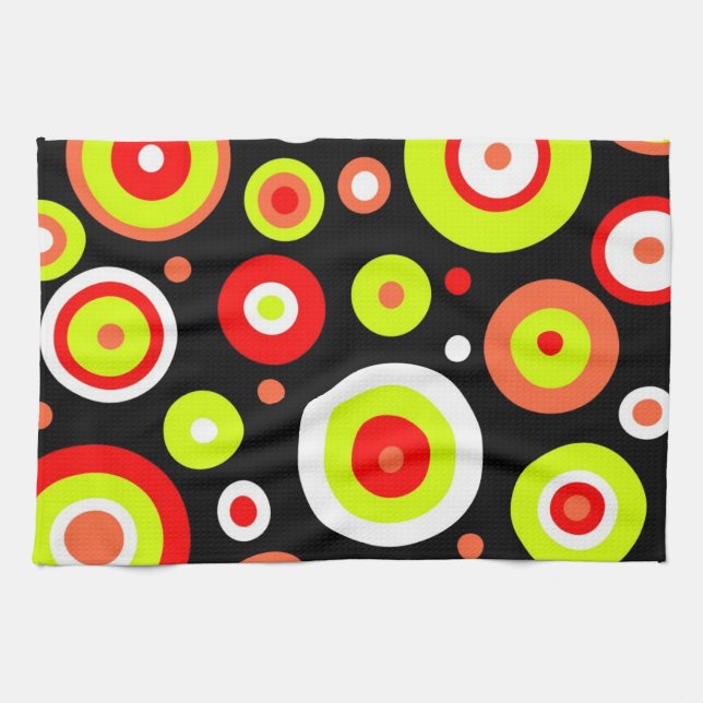 Retro-Design Küchentuch (Horizontal)