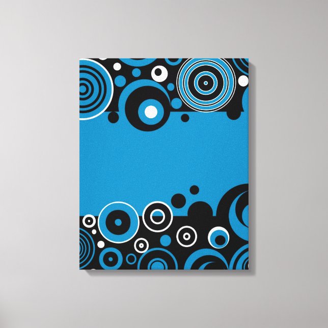 Retro-Design Leinwanddruck (Vorderseite)