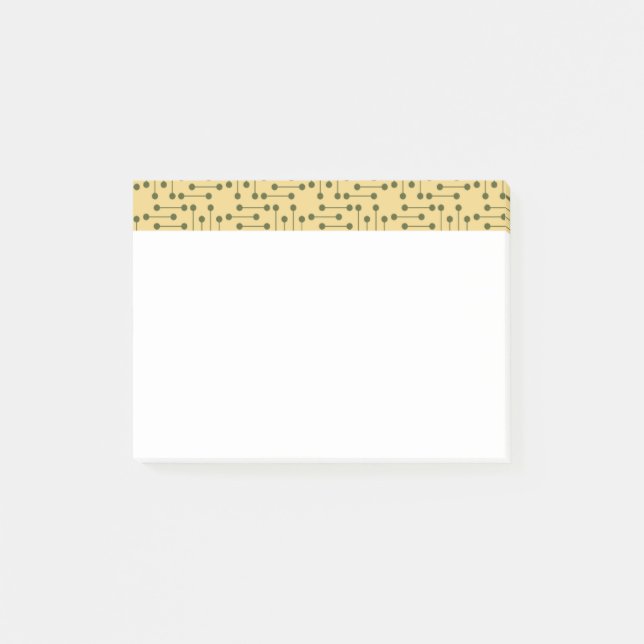 Retro Design Post-it®-Hinweise Post-it Klebezettel (Vorderseite)