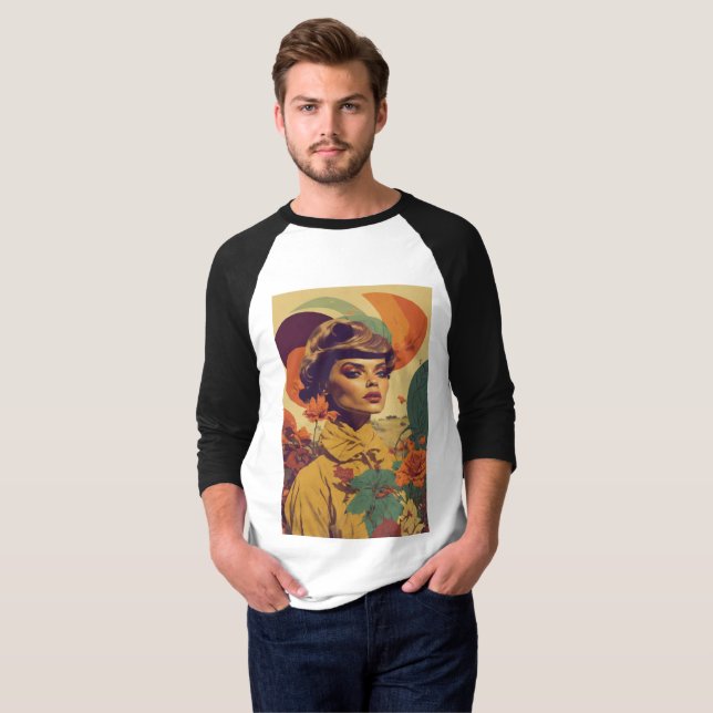 Retro-Design T-Shirt (Vorne ganz)
