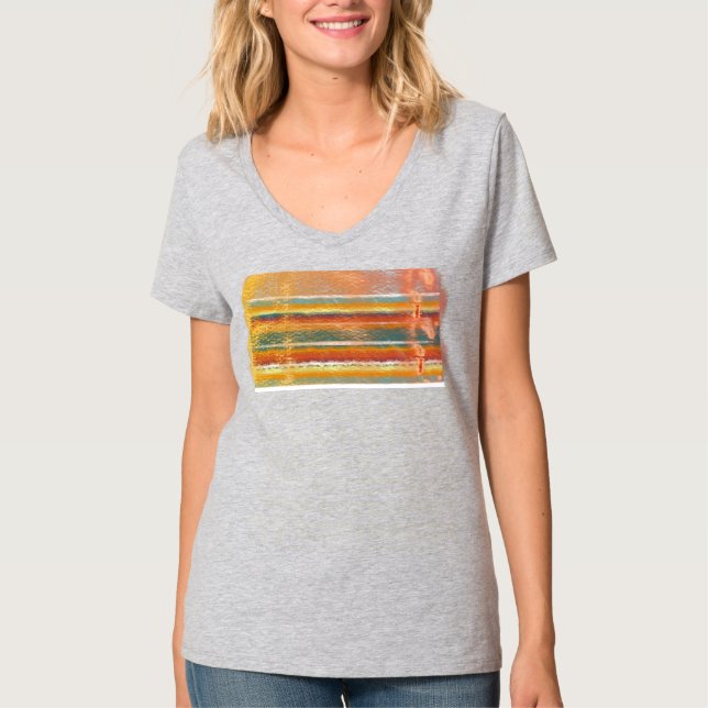 Retro Design T Shirt für Frauen (Vorderseite)