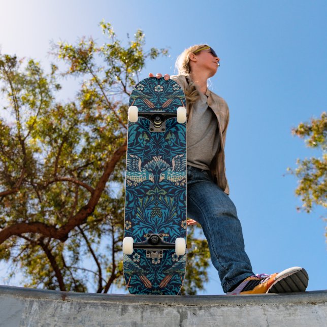 Retro-Design, William Morris Skateboard (Außen 1)