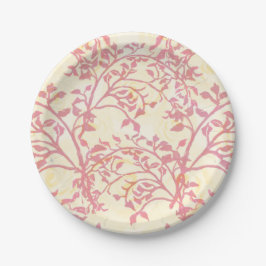 Retro dessert plate with piped frosting details pappteller