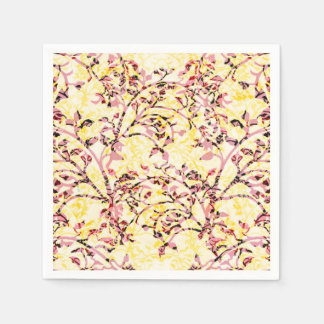 Retro-Dessertserviette mit geröhrten Verzierungsde Serviette