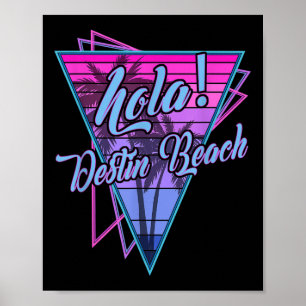 Retro Destin - Hola Destin Beach Florida Vintag Poster