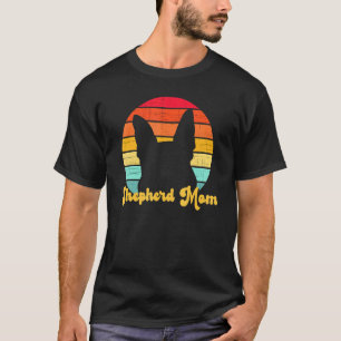 Retro Deutsche Schäferhunde Schäferhund-Mama für F T-Shirt