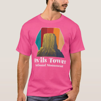 Retro Devils Tower National Monument Soul T-Shirt