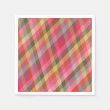 Retro Diagonal Weihnachten Karierter Niedlicher Pr