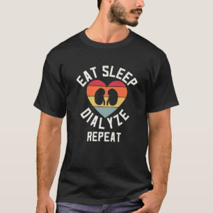 Retro Dialysis Patients Kidney Tech Renal Nephrolo T-Shirt