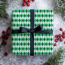 Retro-Diamant-Preppy-Smaragdgrün-Weihnachten