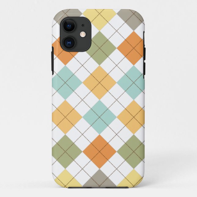 Retro Diamond Muster iPhone 5 Fall Case-Mate iPhone Hülle (Rückseite)