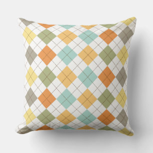Retro Diamond Muster Pillow Kissen