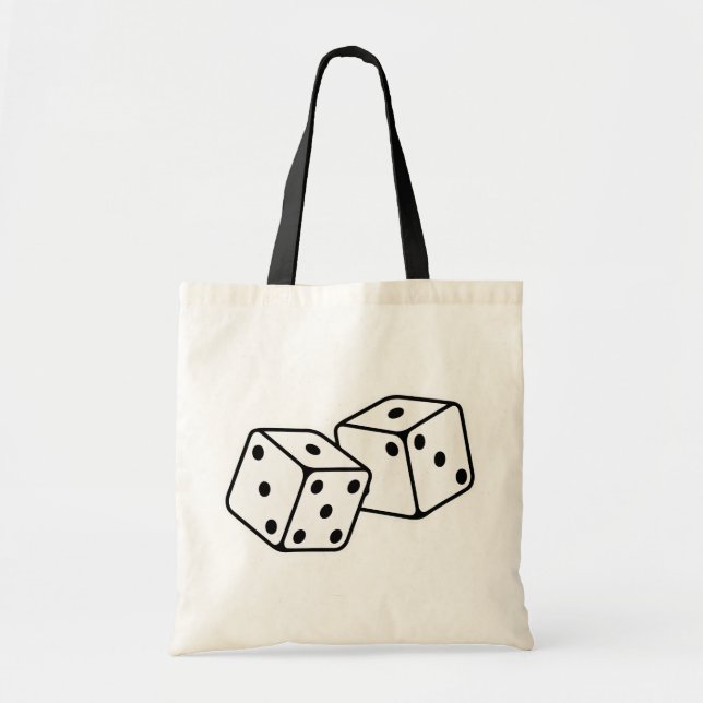 Retro Dice Tragetasche (Vorne)