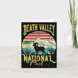 Retro-Dickhornschaf im Death Valley Nationalpark Karte