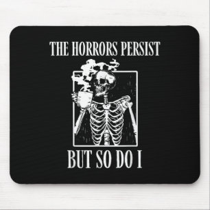 Retro Die Schrecken bestehen weiter, aber ich auch Mousepad