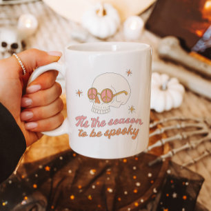 Retro Dies ist die Jahreszeit, um die Tasse des Sc