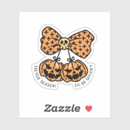 Retro "’Dies ist die Jahreszeit, um sich zu verwöh Aufkleber